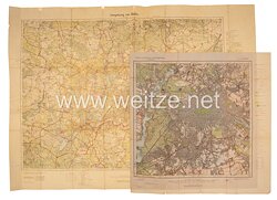 III. Reich 2 Karten von Berlin und Umgebung 