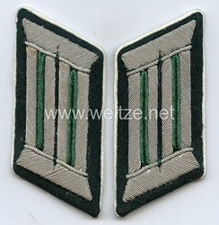 Wehrmacht Heer Paar Kragenspiegel für einen Zahlmeister