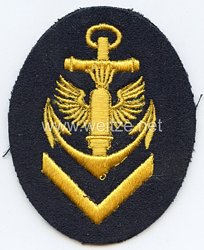 Kriegsmarine Ärmelabzeichen für einen Marine-Artillerieobermaat