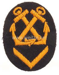 Kriegsmarine Ärmelabzeichen Metallausführung für einen Obersteuermannsmaat