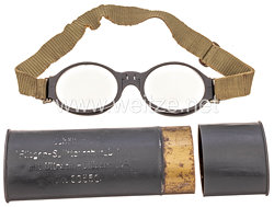 Luftwaffe Flieger-Splitterschutzbrille mit Ultrasin-Gläsern "A"