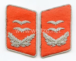 Luftwaffe Paar Kragenspiegel Oberleutnant der Flak 