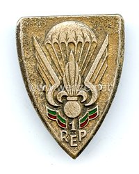 Frankreich Fremden Legion Abzeichen des 1.REP (Regiment Etranger Parachutiste) in Algerien