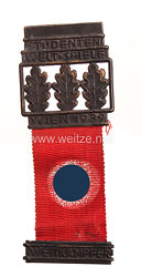 III. Reich "Studenten Weltspiele Wien 1939" offizielles Teilnehmerabzeichen für Wettkämpfer der deutschen Nationalmannschaft