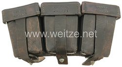 Deutsches Reich 1. Weltkrieg Patronentasche für das Gewehr 98, nach 1918 von der Schutzpolizei Wedding übernommen