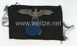 Waffen-SS Mützentrapez für die schwarze Einheitsfeldmütze M 43 für Panzerbesatzungen