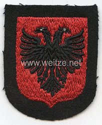 Ärmelschild der Albanischen Freiwilligen der Waffen-SS Div. "Skanderbeg"