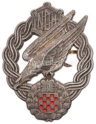 Kroatien 2. Weltkrieg Fallschirmschützenabzeichen 1941 - 1944