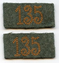 Wehrmacht Heer Überschübe für Schulterklappen Mannschaft Kradschützen 