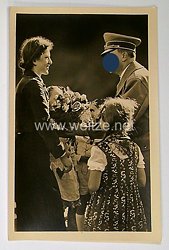 III. Reich - Propaganda-Postkarte - " Adolf Hitler - und die Jugend "