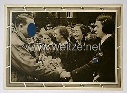 III. Reich - Propaganda-Postkarte - " Adolf Hitler und die Jugend "