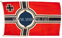 Kriegsmarine Reichskriegsflagge, mittlere Ausführung für Zerstörer, etc.