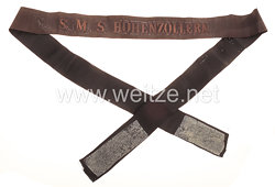 Kaiserliche Marine Mützenband "S.M.S. Hohenzollern"