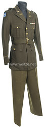 USA Occupation of Germany: Winter Service Uniform for a US Army Captain 14th Constabulary Regiment