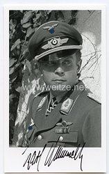 Luftwaffe - Nachkriegsunterschrift vom Ritterkreuzträger, Jagdflieger (FW - 190) Karl Rammelt