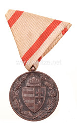 Ungarn - Weltkriegs Erinnerungsmedaille 1914-1918 für Nichtkämpfer