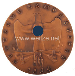 Große Bronzene Siegermedaille "Deutsche Kampfspiele Nürnberg 1934"