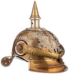Preußen Helm Modell 1867/96 des Kürassiers "Struve" im Kürassier-Regiment Kaiser Nikolaus I. von Rußland (Brandenburgisches) Nr. 6