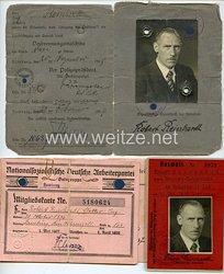 III. Reich - Ausweis Elektrizitätswerke Hamburg 