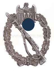 Infanteriesturmabzeichen in Silber - ohne Nadelsystem