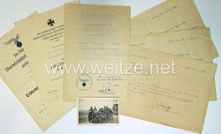 Luftwaffe - Dokumentengruppe für einen Unteroffizier und späteren Feldwebel der 2./Lw.-Bau-Btl.21/XI in Afrika