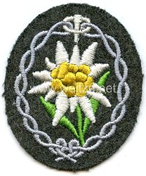 Wehrmacht Heer Ärmelabzeichen für Gebirgsjäger Mannschaften