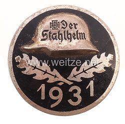 Stahlhelmbund - Diensteintrittsabzeichen 1931 - Silber