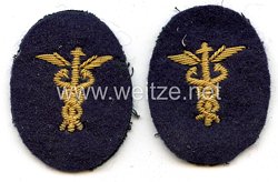 Kriegsmarine Paar Ärmelabzeichen für einen Verwaltungsoffizier