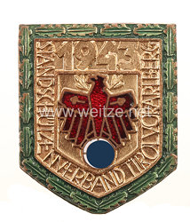 Standschützenverband Tirol-Vorarlberg - Gauleistungsabzeichen in Gold mit Eichenlaub für Kombinationsschießen 1943