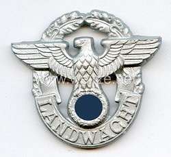 Polizei Mützenabzeichen "Landwacht" für Mannschaften