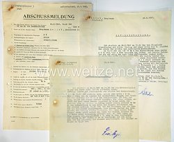 Luftwaffe - Abschußmeldung des Ritterkreuz- und Brillantenträger Hauptmann Gordon Gollob im II./Jagdgeschwader 3 