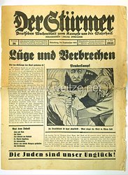 Der Stürmer - Deutsches Wochenblatt zum Kampfe um die Wahrheit - Jahrgang 1935 Heft-Nr. 36
