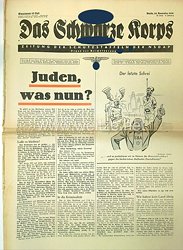 Das Schwarze Korps - Zeitung der Schutzstaffel der NSDAP : 4. Jahrgang 47. Folge, 24. November 1938