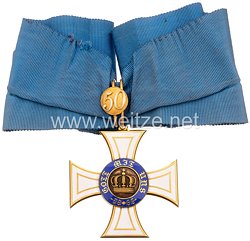 Preussen Kronen Orden 2. Klasse mit Jubiläumszahl 