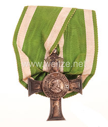 Sachsen Königreich Albrechts-Orden Silbernes Verdienstkreuz , 1876 - 1909.