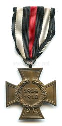 Ehrenkreuz für Kriegsteilnehmer 1914-18 - " G. 13 "