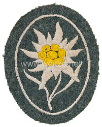 Polizei-Felddivision Ärmelabzeichen für Angehörige der Polizei-Gebirgs-Regimenter