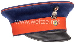 Braunschweig Schirmmütze für Mannschaften und Unteroffiziere im Braunschweigischen Infanterie-Regiment Nr. 92