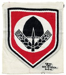 Reichsarbeitsdienst (RAD) kleines Emblem für das Sporthose