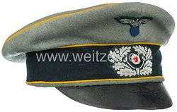 Wehrmacht Feldmütze alter Art für Offiziere der Kavallerie bzw. Aufklärung