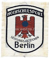 III. Reich Hochschule Berlin: Leistungsabzeichen im Hochschulsport