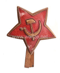 2.Weltkrieg Sowjetstern für die Schirmmütze