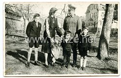 Wehrmacht Heer Foto, Offizier mit Familie