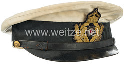 Kaiserliche Marine weiße Sommerschirmmütze aus dem persönlichen Besitz von Prinz Adalbert von Preußen