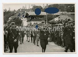 III. Reich - Originalunterschriften von Adolf Hitler und Rudolf Heß auf einem Foto 