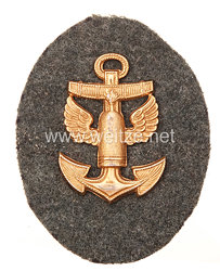 Kriegsmarine Ärmelabzeichen für einen Marineartilleriemaat 