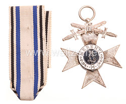 Bayern Militär-Verdienstkreuz 2. Klasse mit Schwertern .