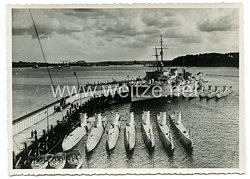 Kriegsmarine Foto, Deutsche U-Boot Flotille in Kiel