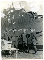 Luftwaffe Foto, Soldaten mit Spanienkreuz