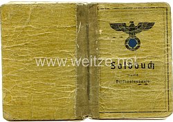 Wehrmacht Soldbuch für einen Wachmeister zuletzt beim Artillerie Rgt.268